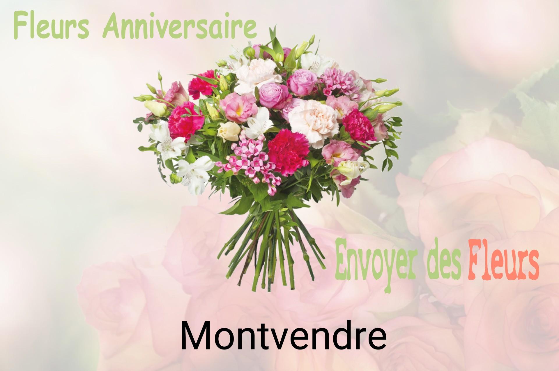 Bouquet de fleurs d’anniversaire livré à Montvendre