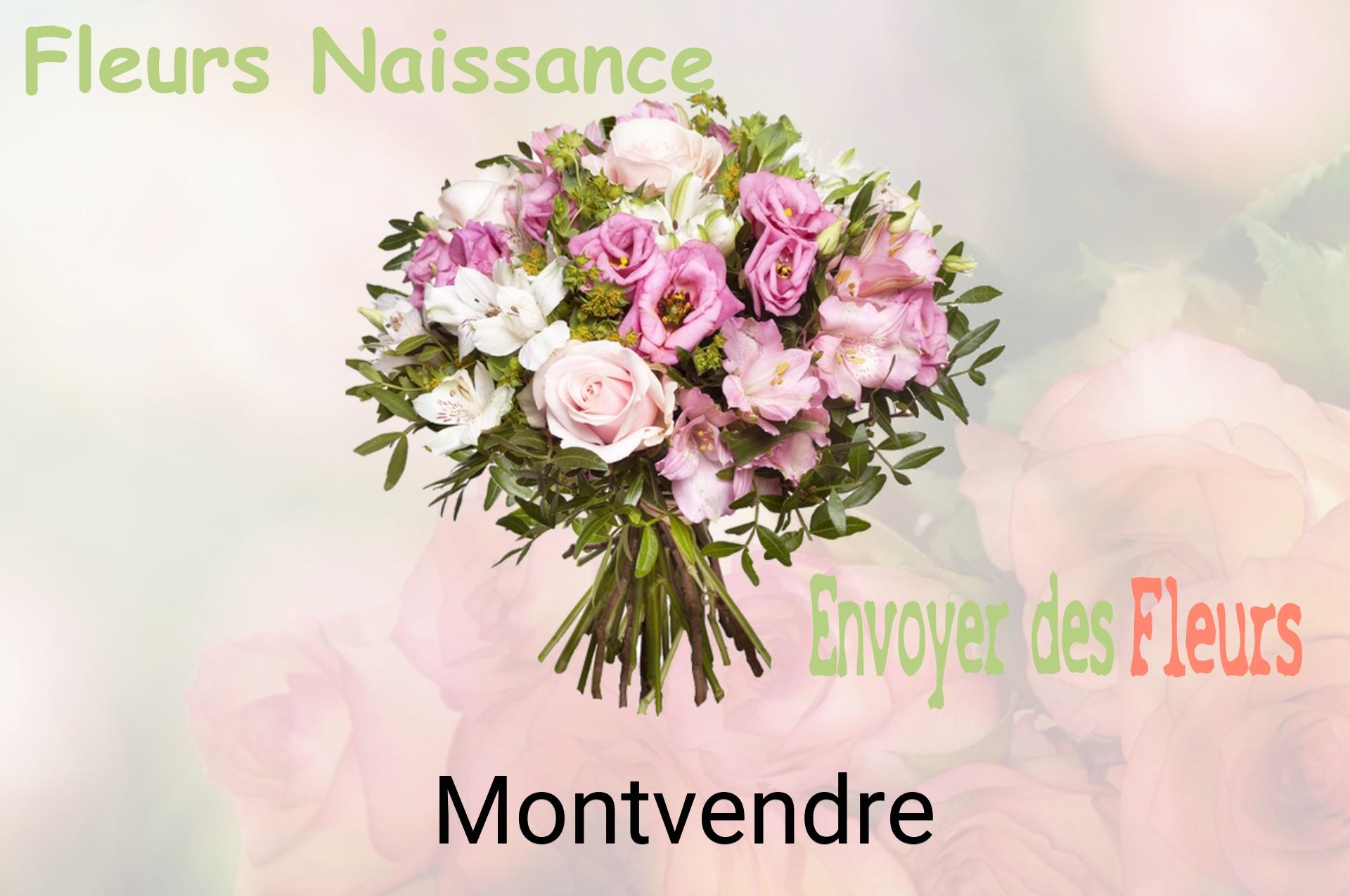 Bouquet de fleurs de naissance livré à Montvendre